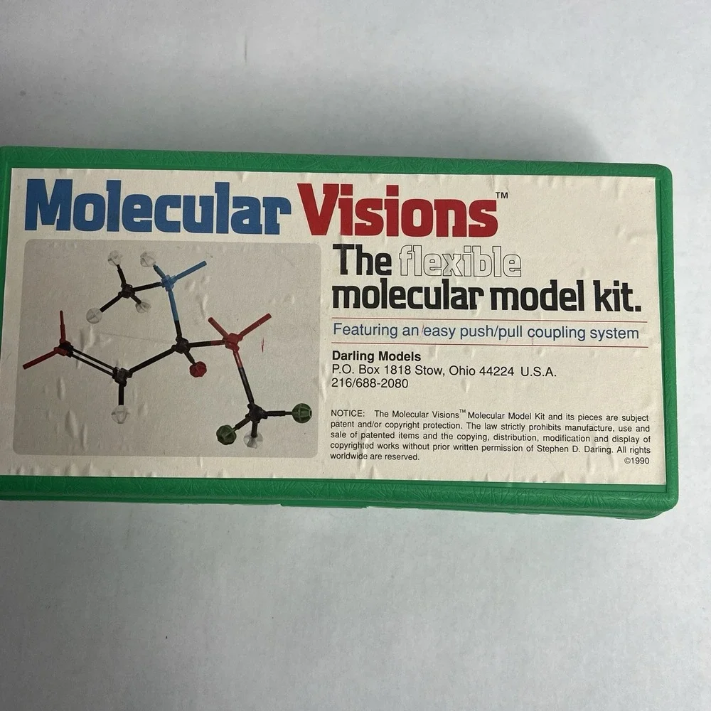 Molecular Visions Flexible Molecular Model Kit 1990 Edition